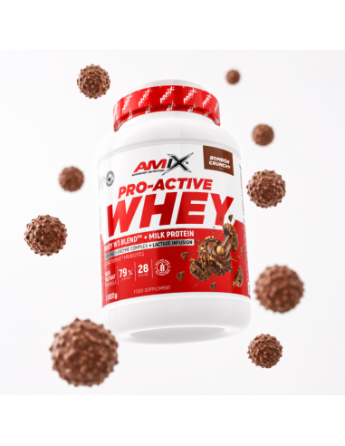 PRO-ACTIVE WHEY 1000 GR · Bombón Crujiente