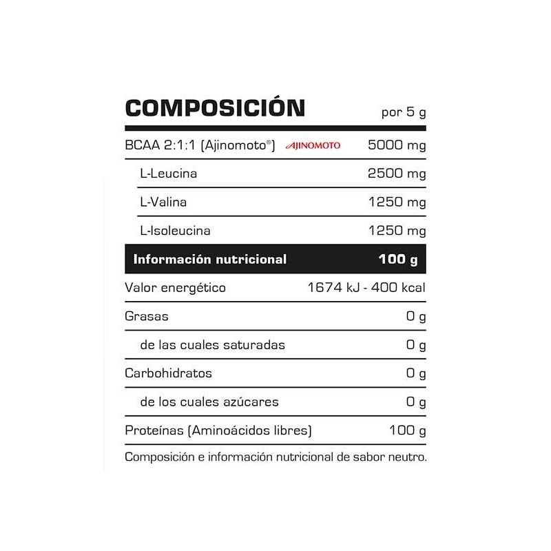 BCAA 5000 POWDER - 300 GR