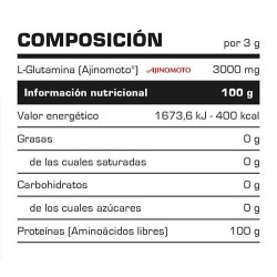 GLUTAMINA 3000 POWDER - 500 GR 2