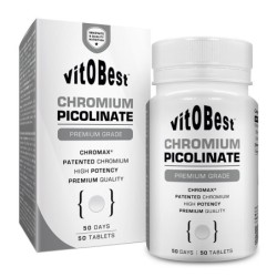 PICOLINATO DE CROMO 200 MCG - 50 TABS.
