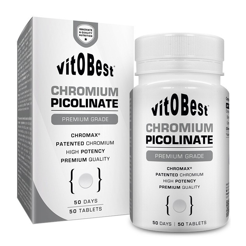 PICOLINATO DE CROMO 200 MCG - 50 TABS.
