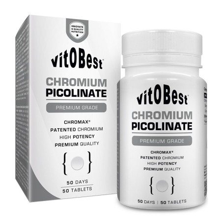 PICOLINATO DE CROMO 200 MCG - 50 TABS.