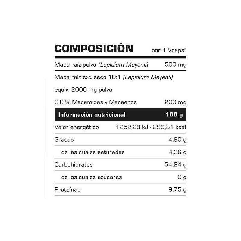 MACA ANDINA 2500 - 60 VCAPS.