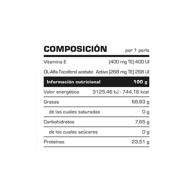 VITAMINA E-400 - 100 PERLAS