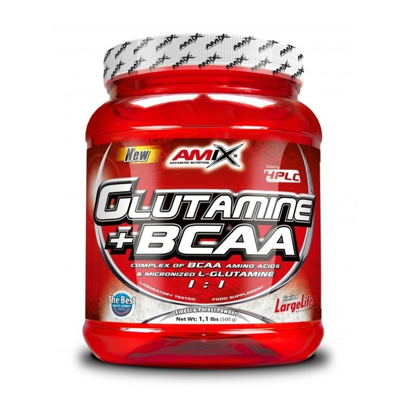 L-GLUTAMINE + BCAA - 500 GR
