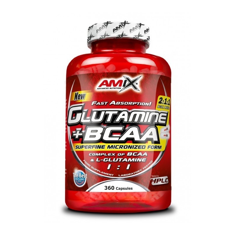 GLUTAMINE + BCAA - 360 CAPS