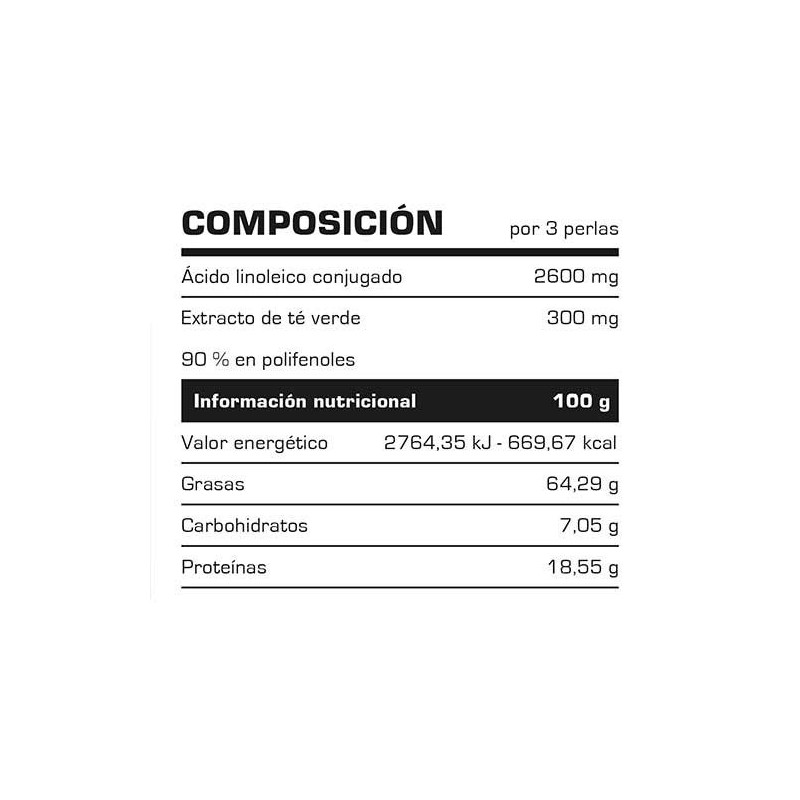 CLA + TÉ VERDE - 70 PERLAS