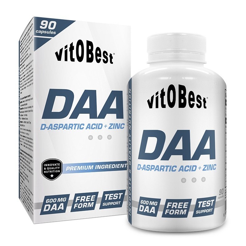 DAA (ACIDO D-ASPARTICO + ZINC) - 90 CÁPS.