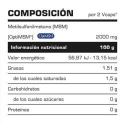 MSM 1000 MG - 60 CAPS. 2