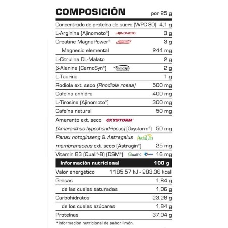 NOPAIN PRE WORKOUT - 375 GR