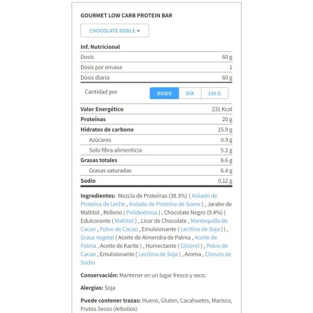 LOW CARB 33% PROTEIN BAR