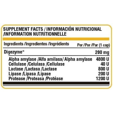 DIGEZYME 200MG - 120 VCAPS